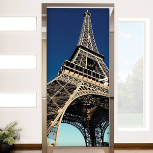 ch127-에펠탑의 웅장함/인테리어/시트지/스티커/현관문시트지/에펠탑/파리/프랑스/건물/도시배경