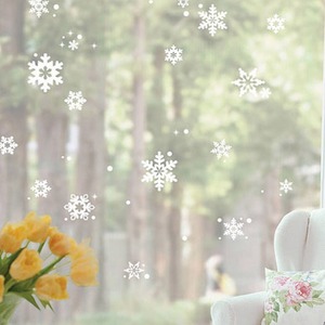 SWST-063 (크리스마스 - 눈꽃송이 ,양면 포인트스티커/성탄절/겨울/창문/유리/벽지/리폼/인테리어/홈데코/셀프diy)